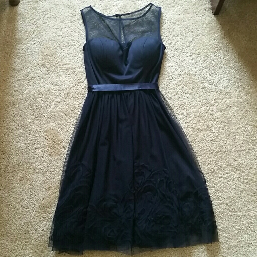 Eliza J. Navy cocktail dress